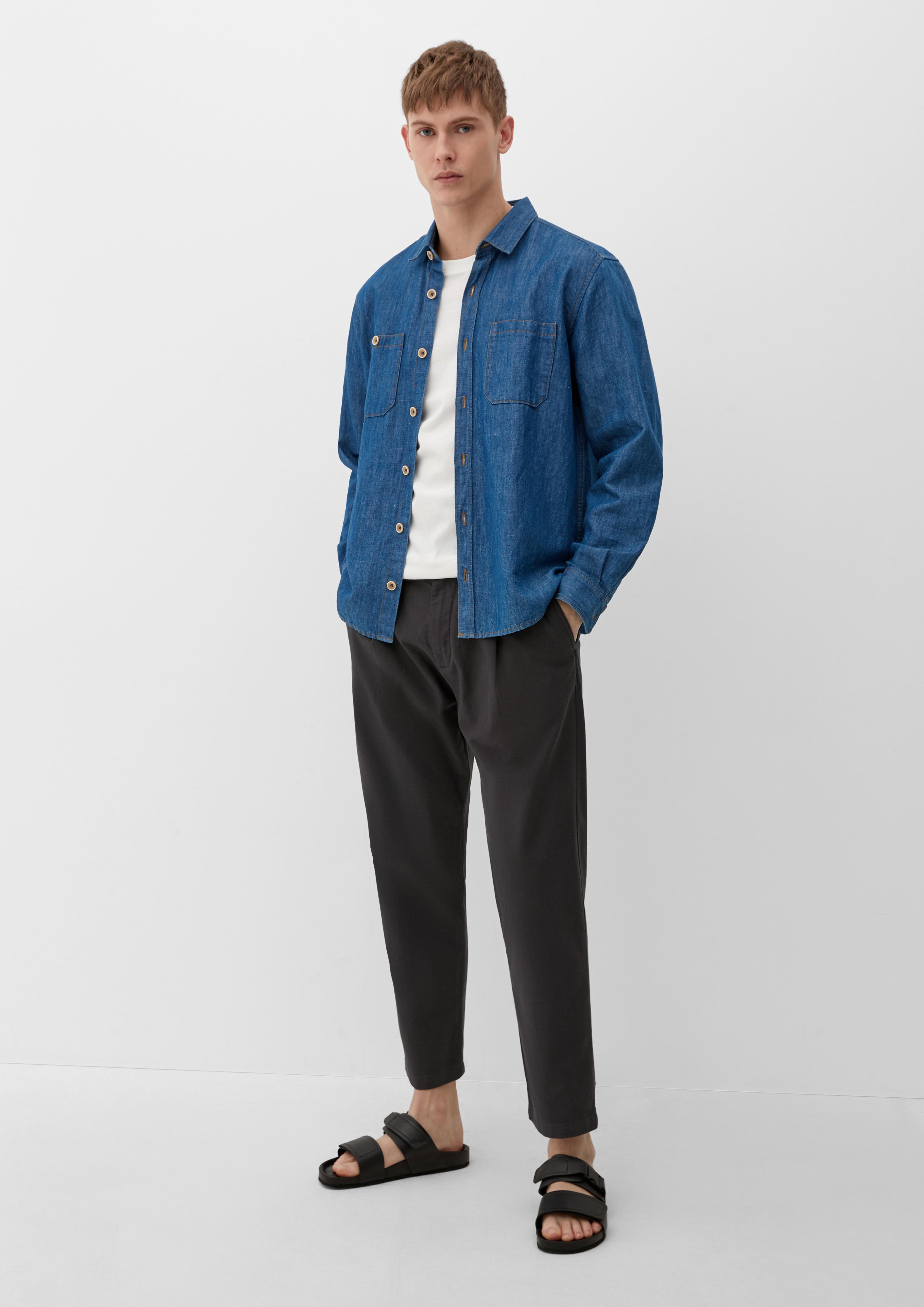 Relaxed: Stoffhose mit geradem Bein  2128965-98K4
