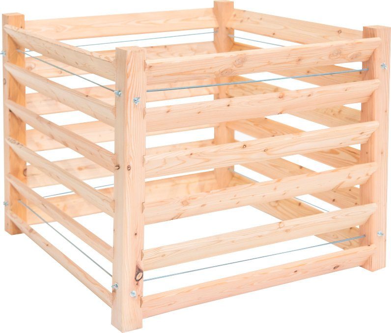 WESTMANN Komposter WMKL4S, BxTxH: 100x100x80 cm, 800 l