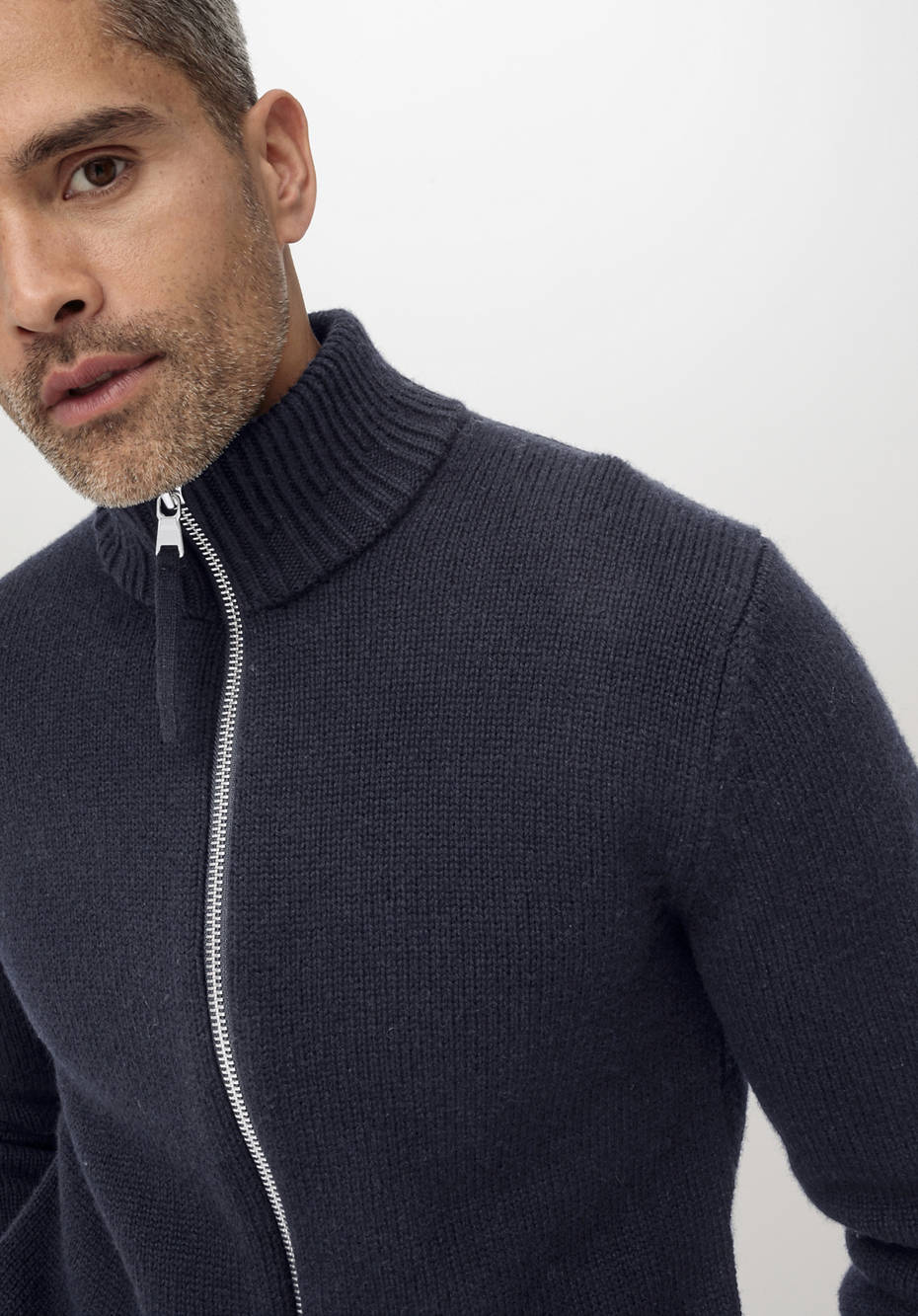 Zip-Jacke aus reiner Bio-Lambswool