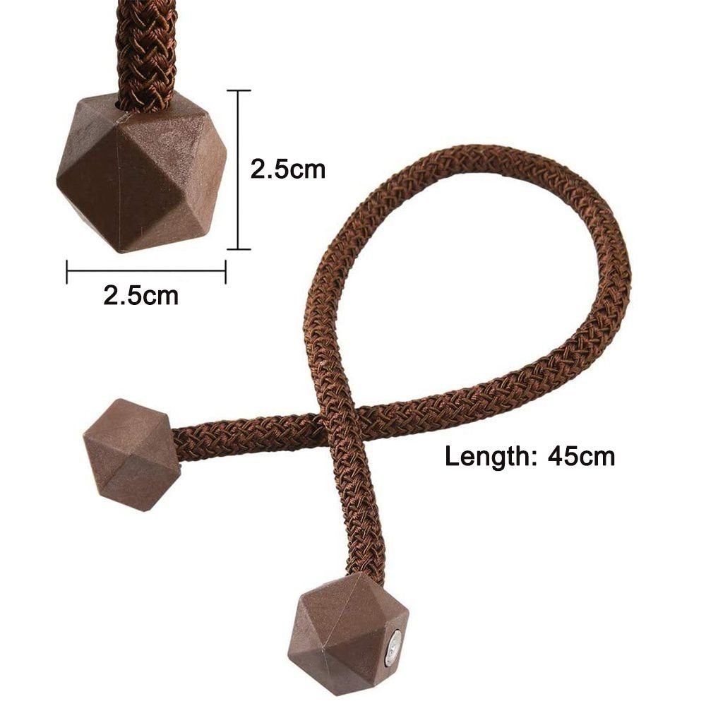 Raffhalter 2 Stück Raffhalter für vorhänge Magnetische, gardinenhalter Schnallen, Bizaical, (2-tlg)