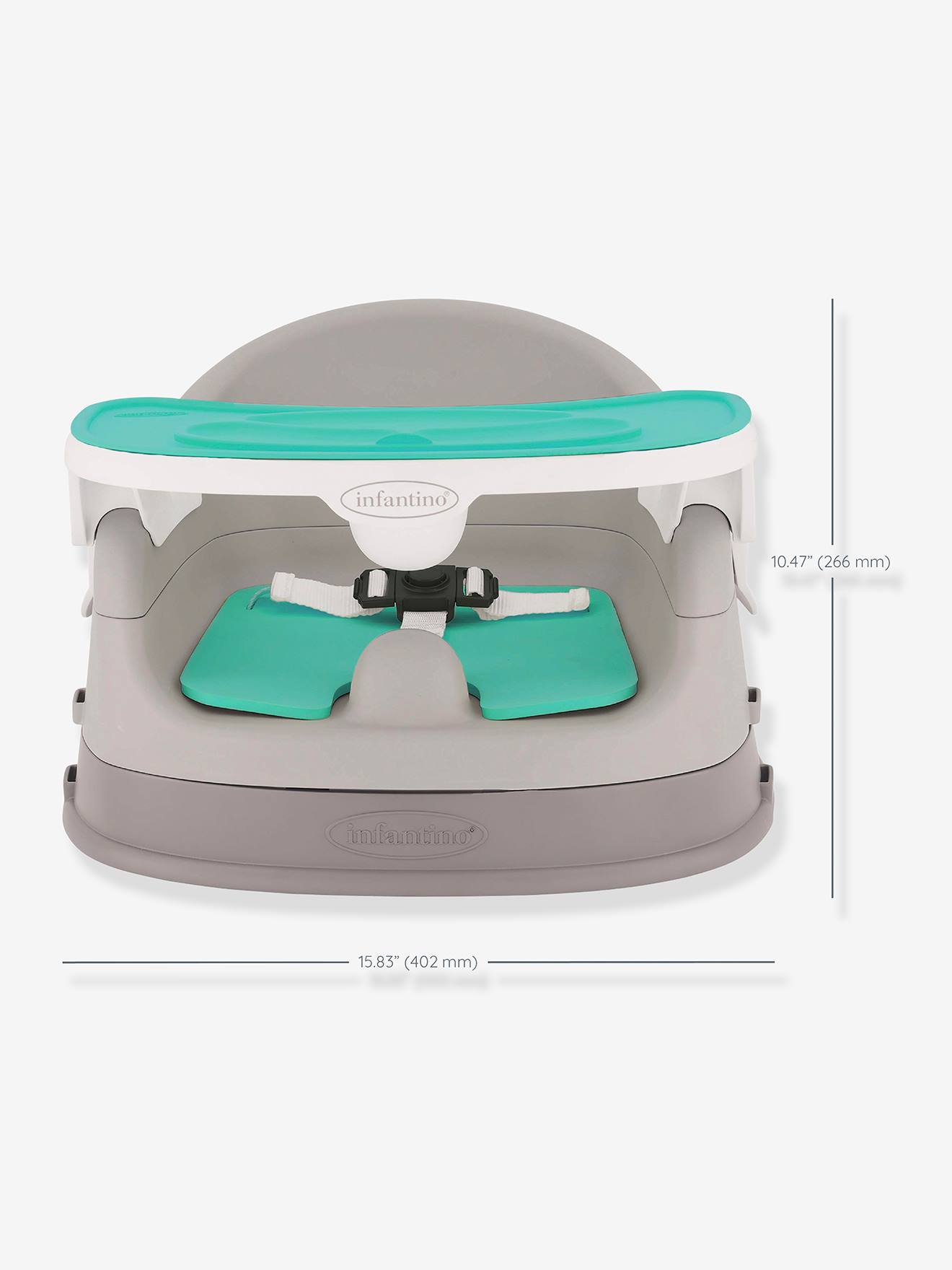 Infantino Kinder 4-in-1-Sitzerhöhung COMBO DUO INFANTINO - grau