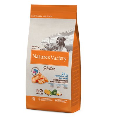 7 kg Nature's Variety + 4 x 150 g Original Paté No Grain Mini Nassfutter-Mix gratis!
