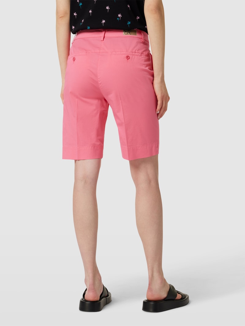 Chino-Shorts mit Bügelfalten Modell 'Marilyn' in rosa