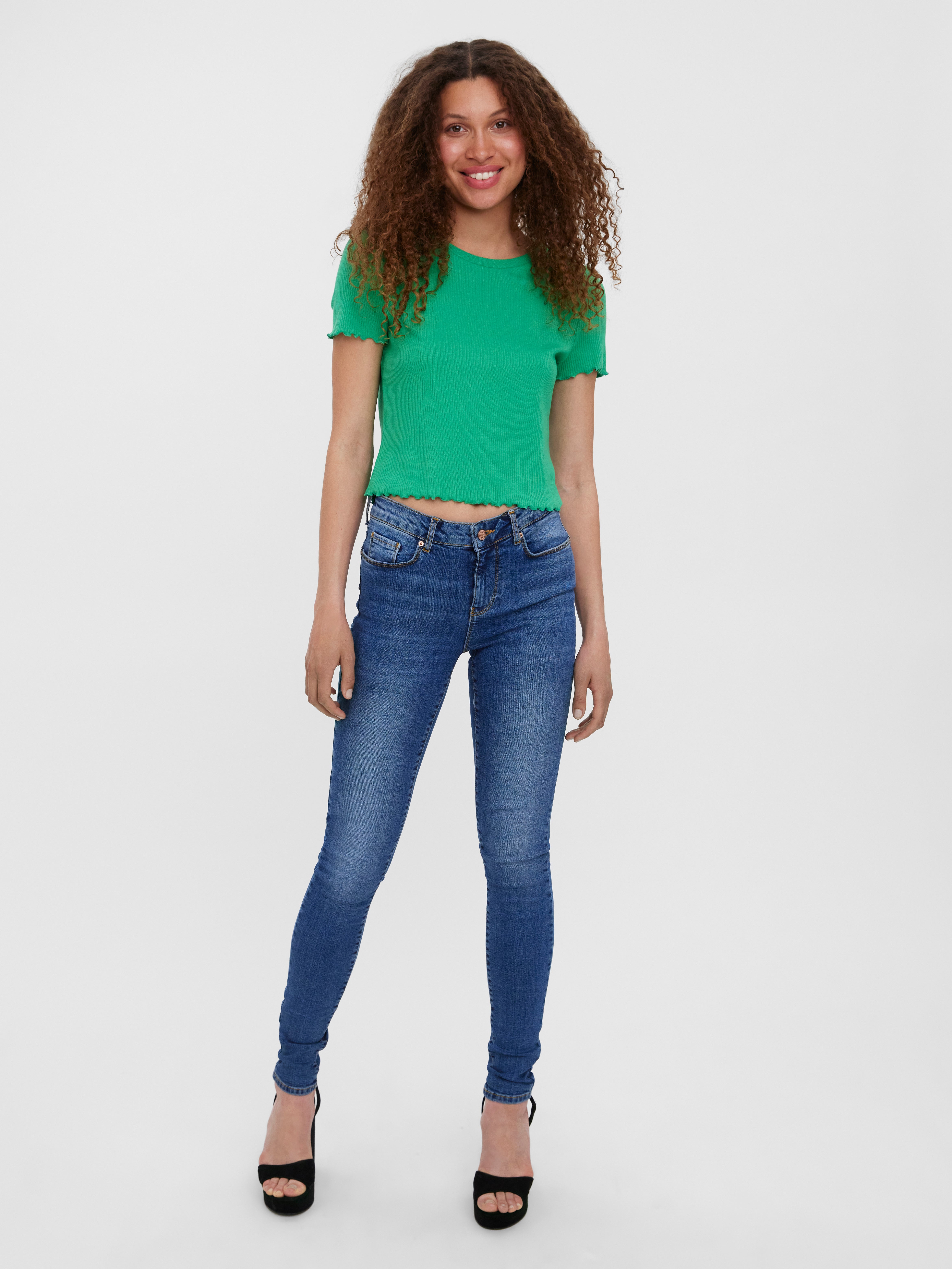 VMSEVEN Mid Rise Slim Fit Jeans