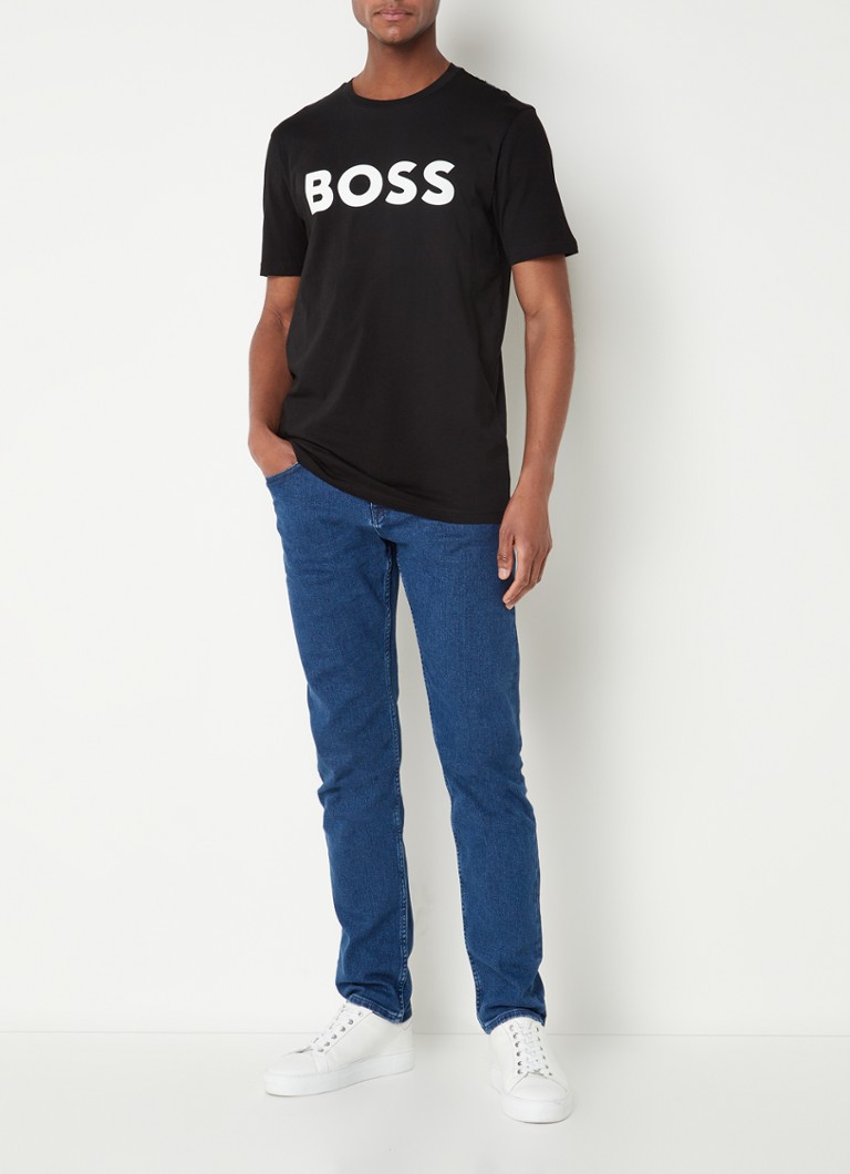 Koszulka HUGO BOSS Thinking z nadrukowanym logo