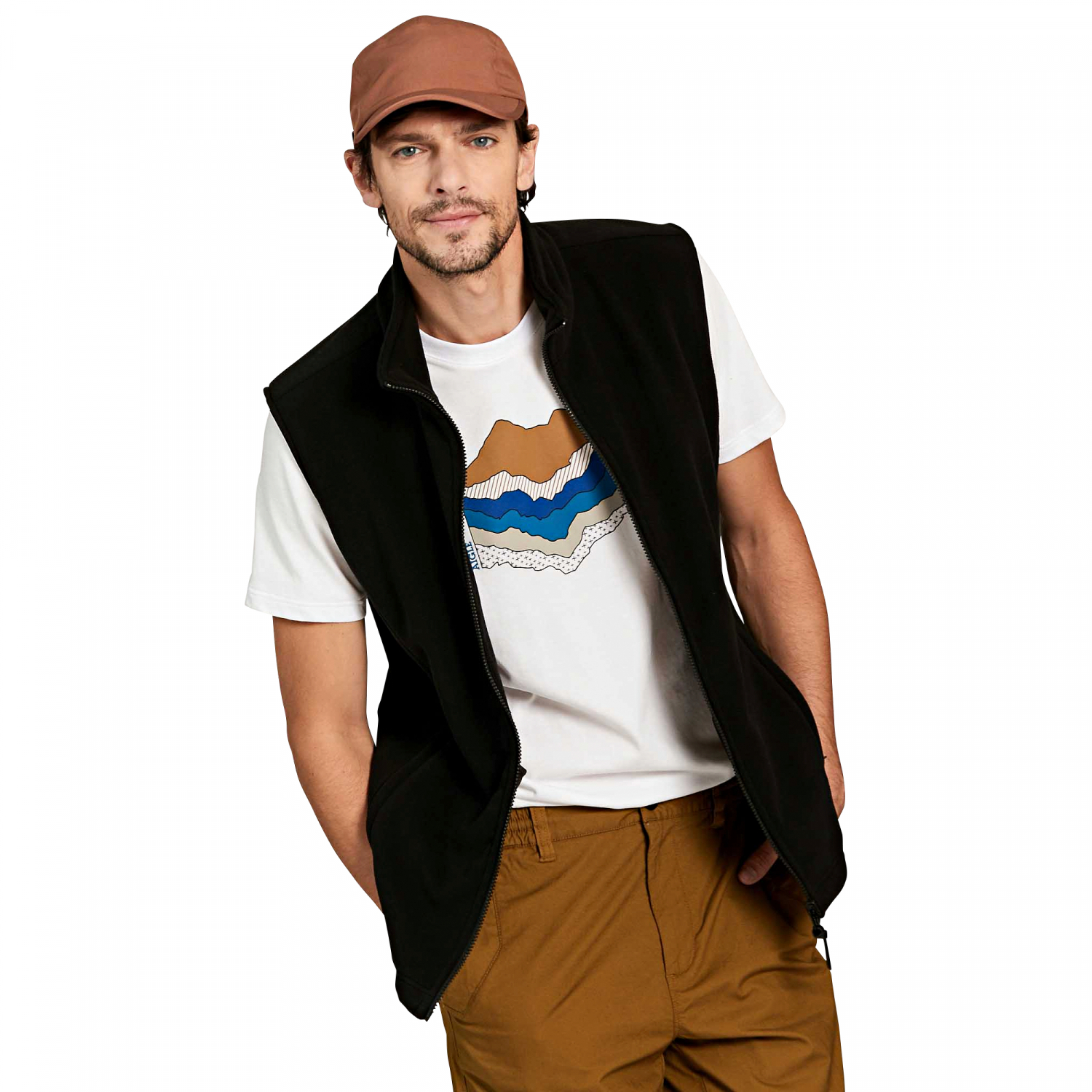 Aigle Herren Fleece-Weste Thermo-Kit Clerky