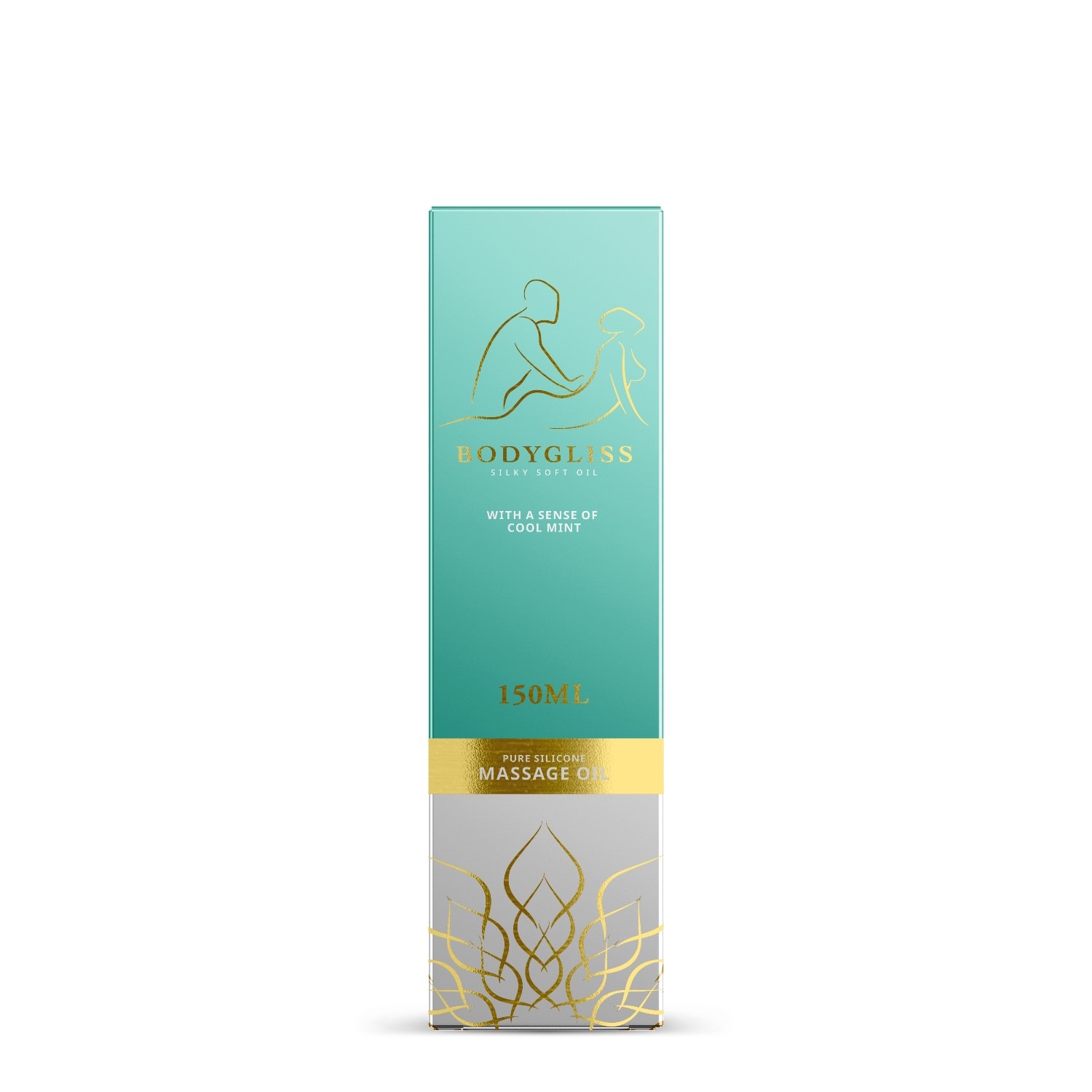 Massageöl und Gleitmittel in 1 Kühle Minze - 150 ml