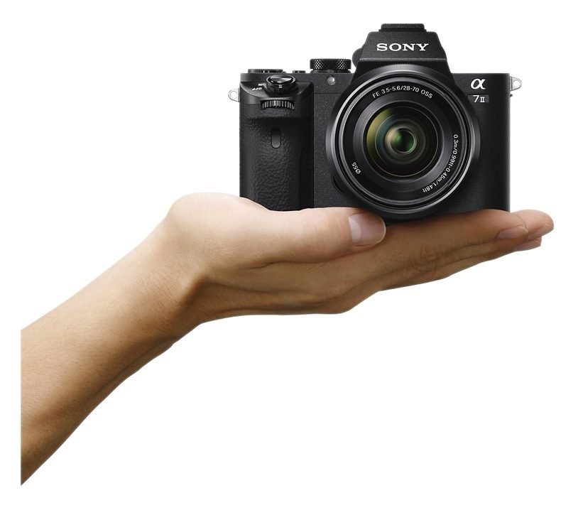 Sony A7 II Systemkamera (SEL-2870, 24,3 MP, NFC, WLAN (Wi-Fi), Gesichtserkennung, HDR-Aufnahme, Makroaufnahme)