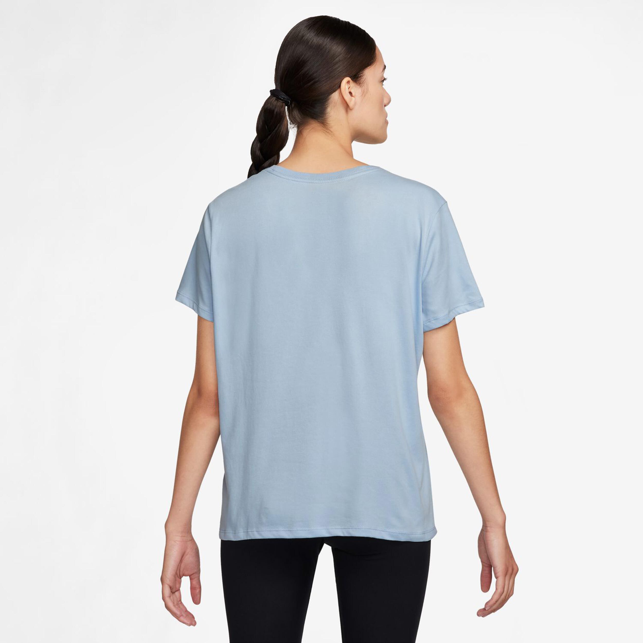 Dri-Fit Slam Short T-Shirt Damen - Blaugrau