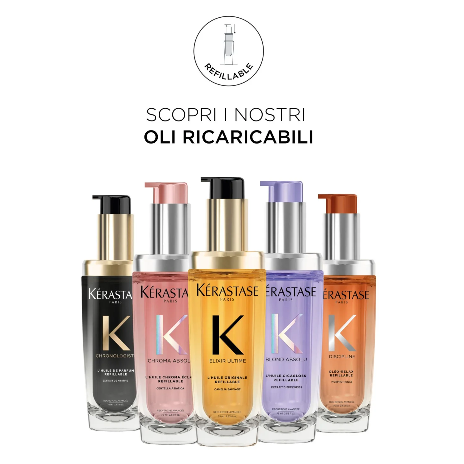 Blond Absolu L'Huile Cicagloss - Olio Capelli Styling & Finish, Olio Capelli