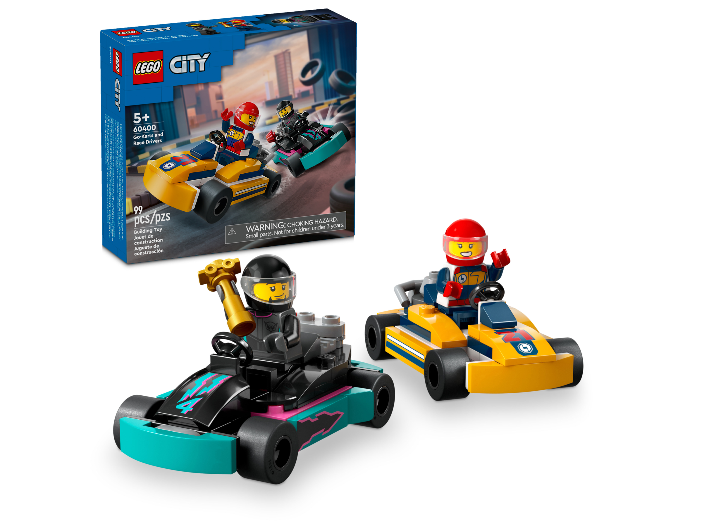 Go-Karts mit Rennfahrern 60400
