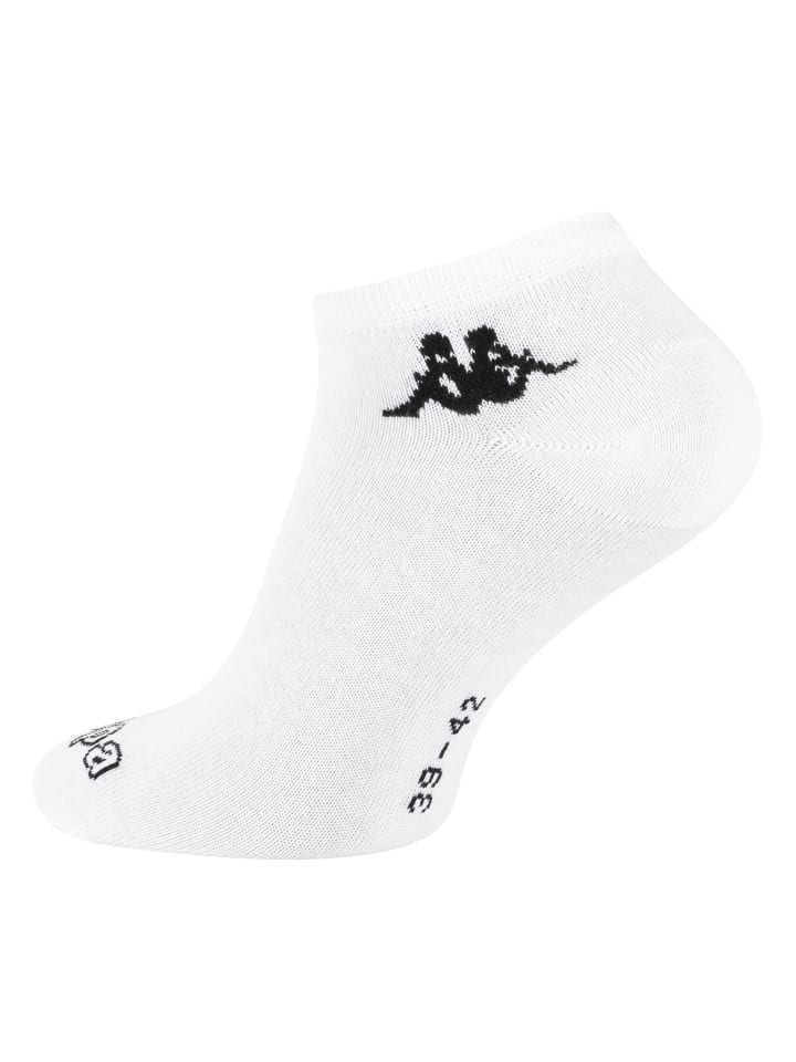 Kappa 12 Paar SNEAKER Socken Sportsocken in weiss günstig kaufen
