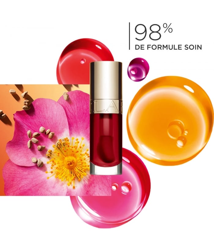 Clarins-LIP COMFORT OIL-Huile légère pour les lèvres hydratante, adoucissante