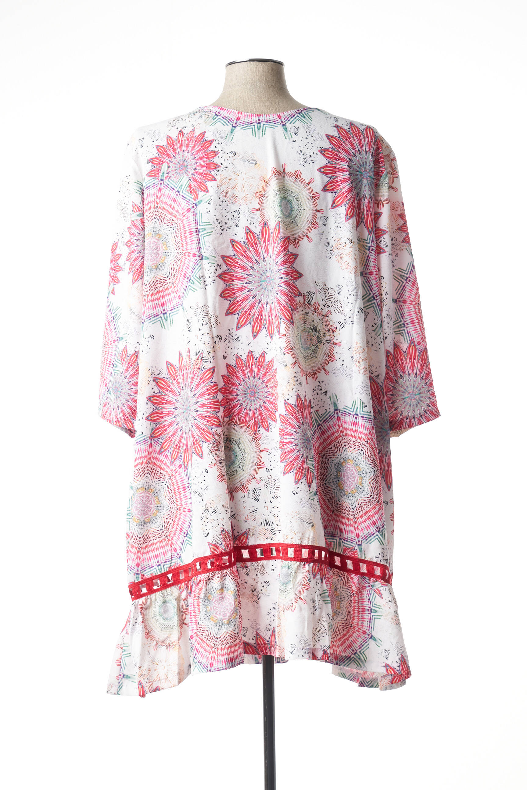 G Oze Tuniquemanchelongue Femme couleur rouge