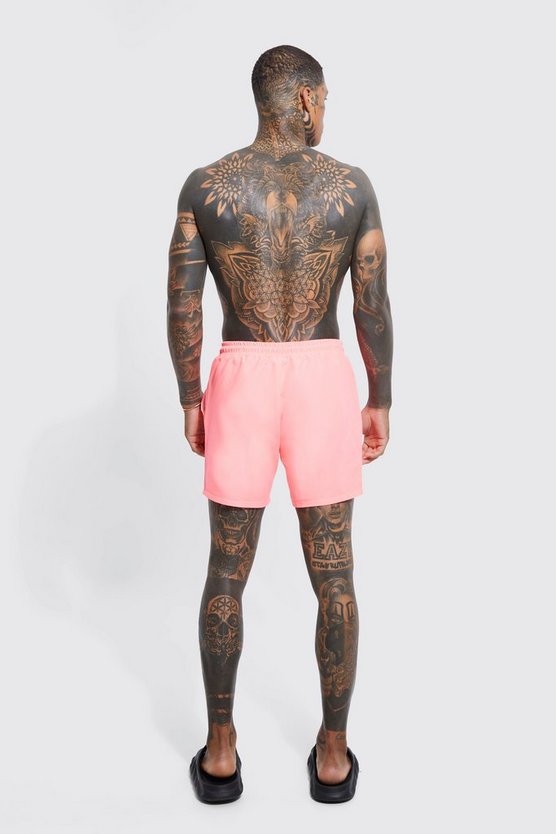 Mittellange Man Signature Badehose