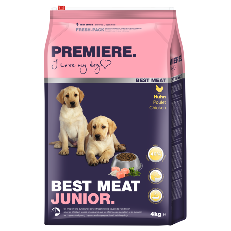 PREMIERE Hundetrockenfutter PREMIERE Best Meat Junior Huhn 4 kg