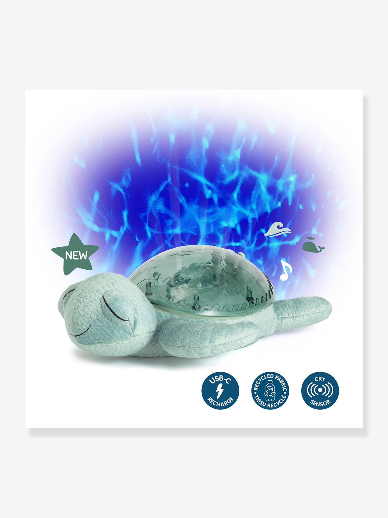 Cloud B Baby Einschlafhilfe SCHILDKRÖTE Tranquil Turtle Wiederaufladbar CLOUD B - blush
