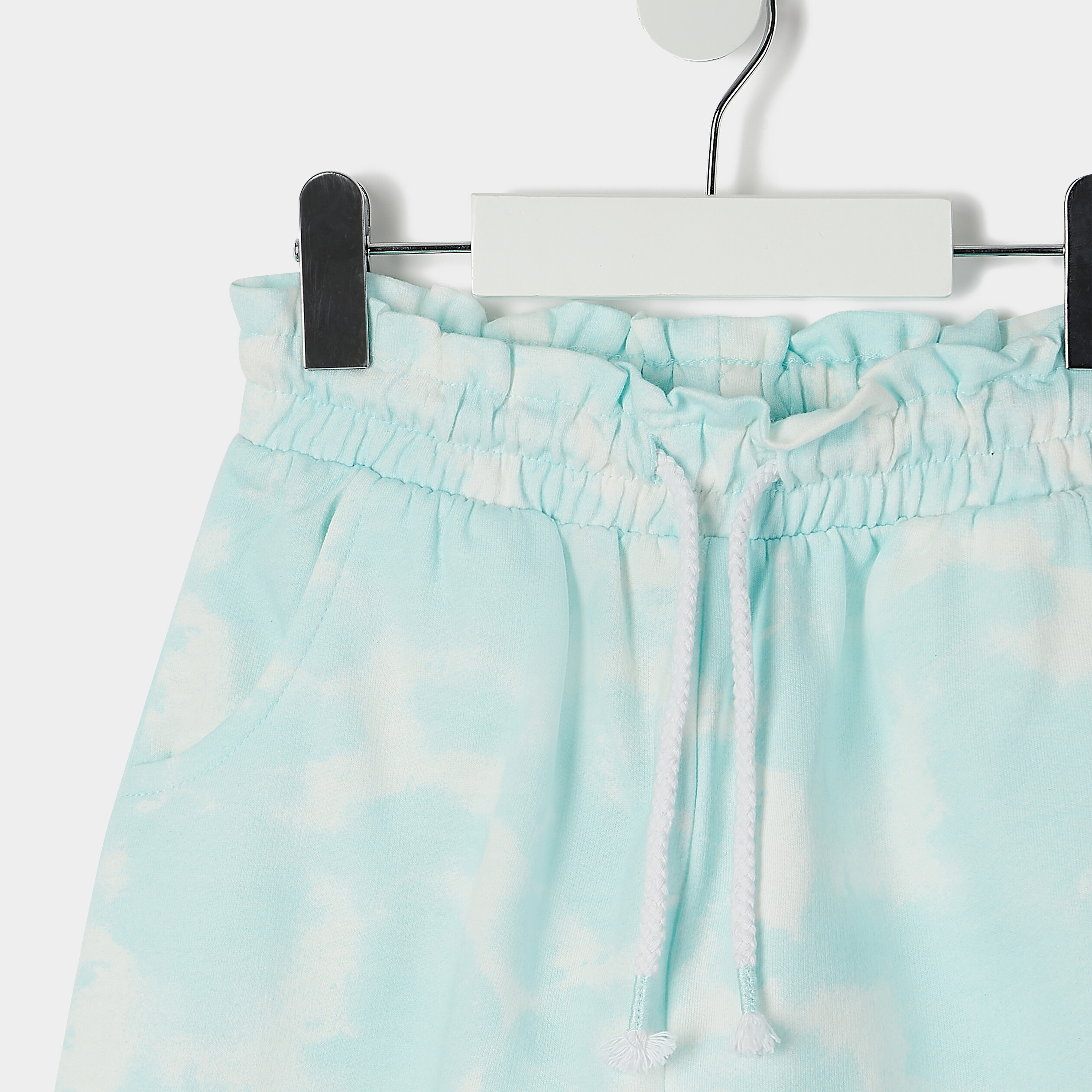 Jogging-Short slouchy bleu turquoise fille | La Halle