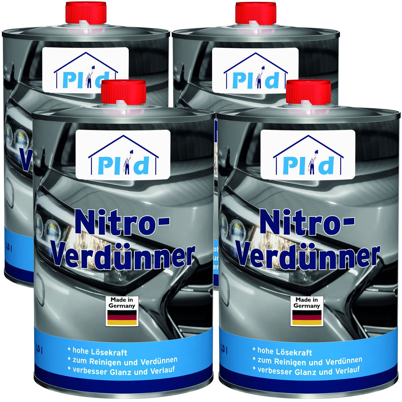 Plid Premium Nitro-Verdünner Reiniger Lack-Verdünner Farblos