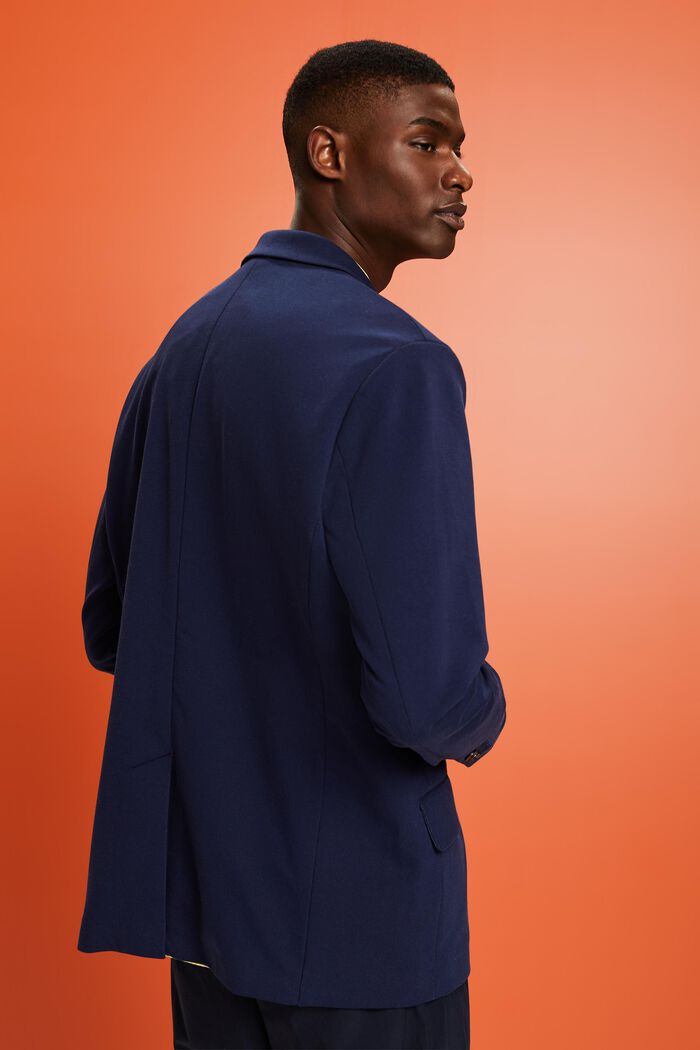 Einreihiger Jersey-Blazer