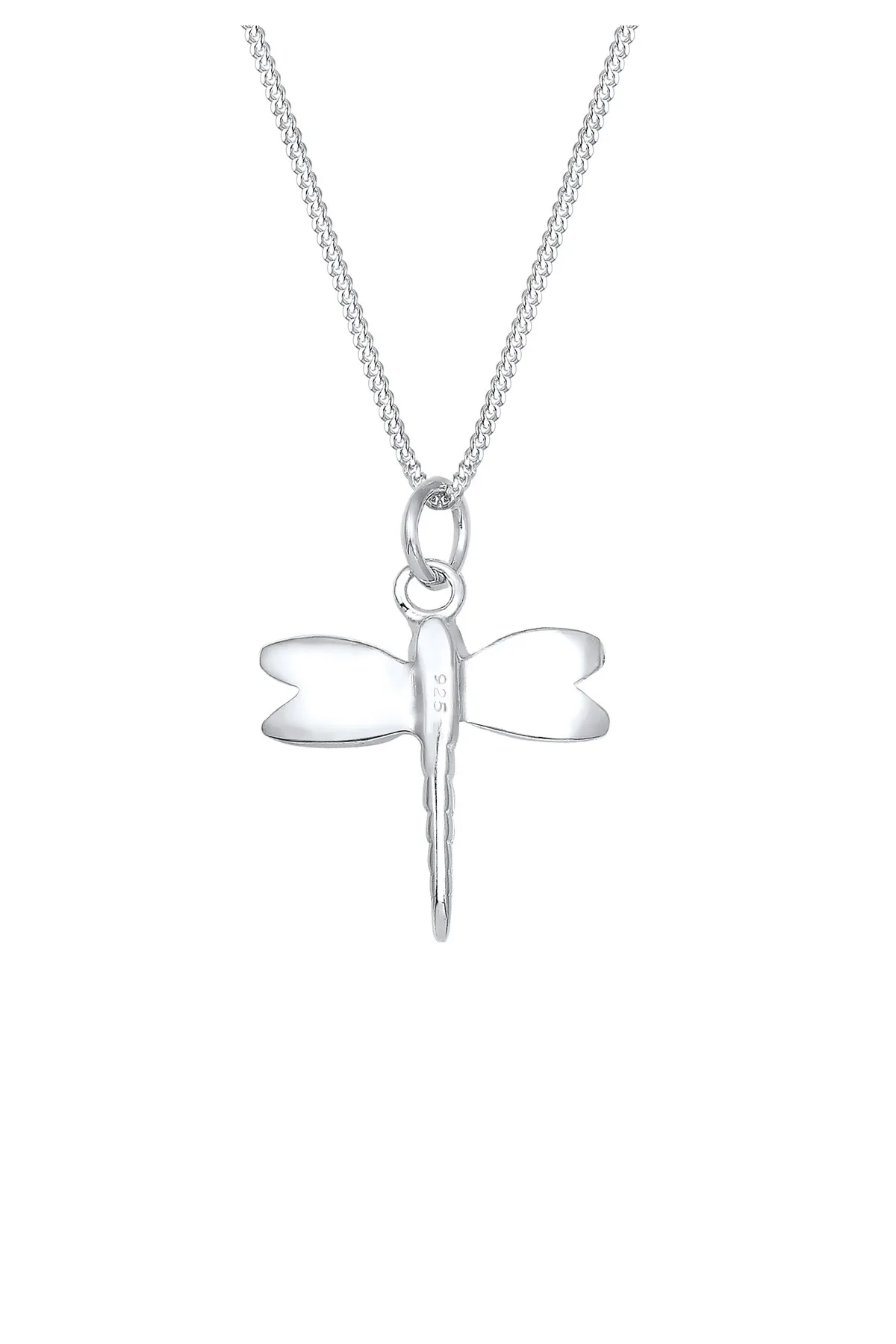 ELLI  Halskette Libelle Panzerkette Tier Trend 925 Sterling Silber