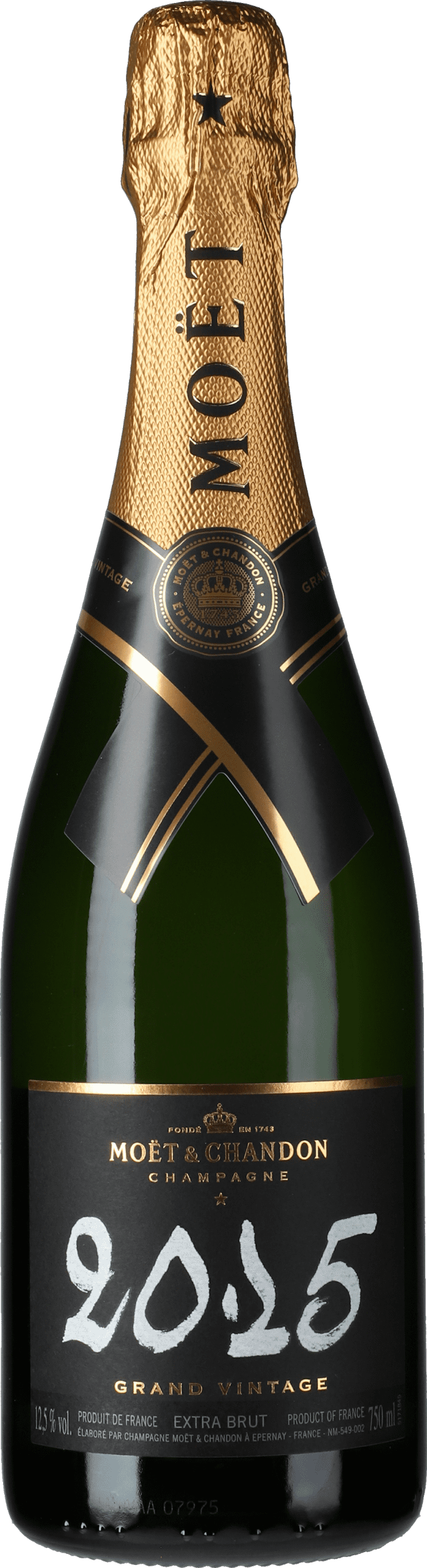 Moët & Chandon: Champagne Grand Vintage Extra Brut in Geschenkpackung 2015