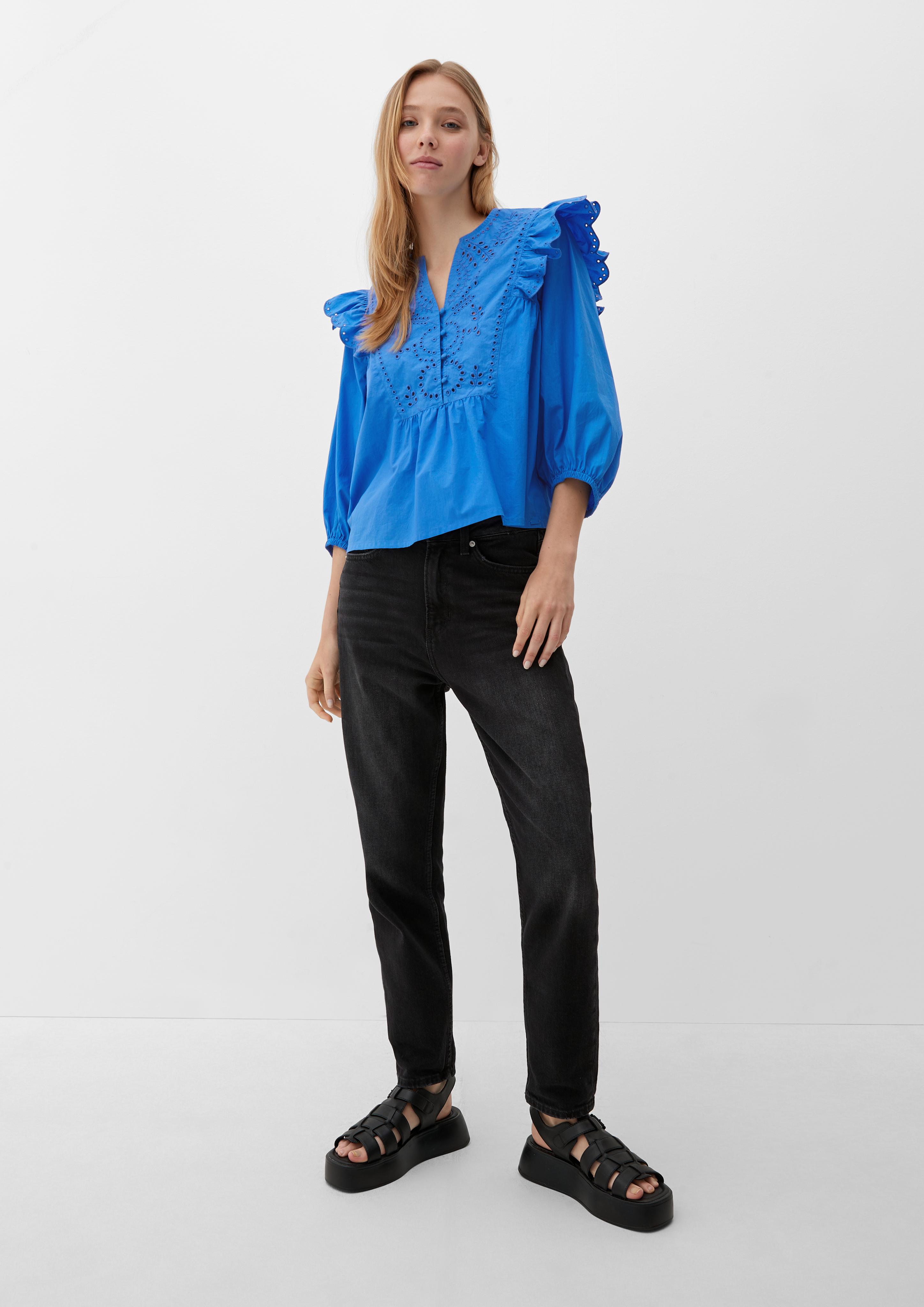 Tunika-Bluse mit Lochstickerei  2124030-5547