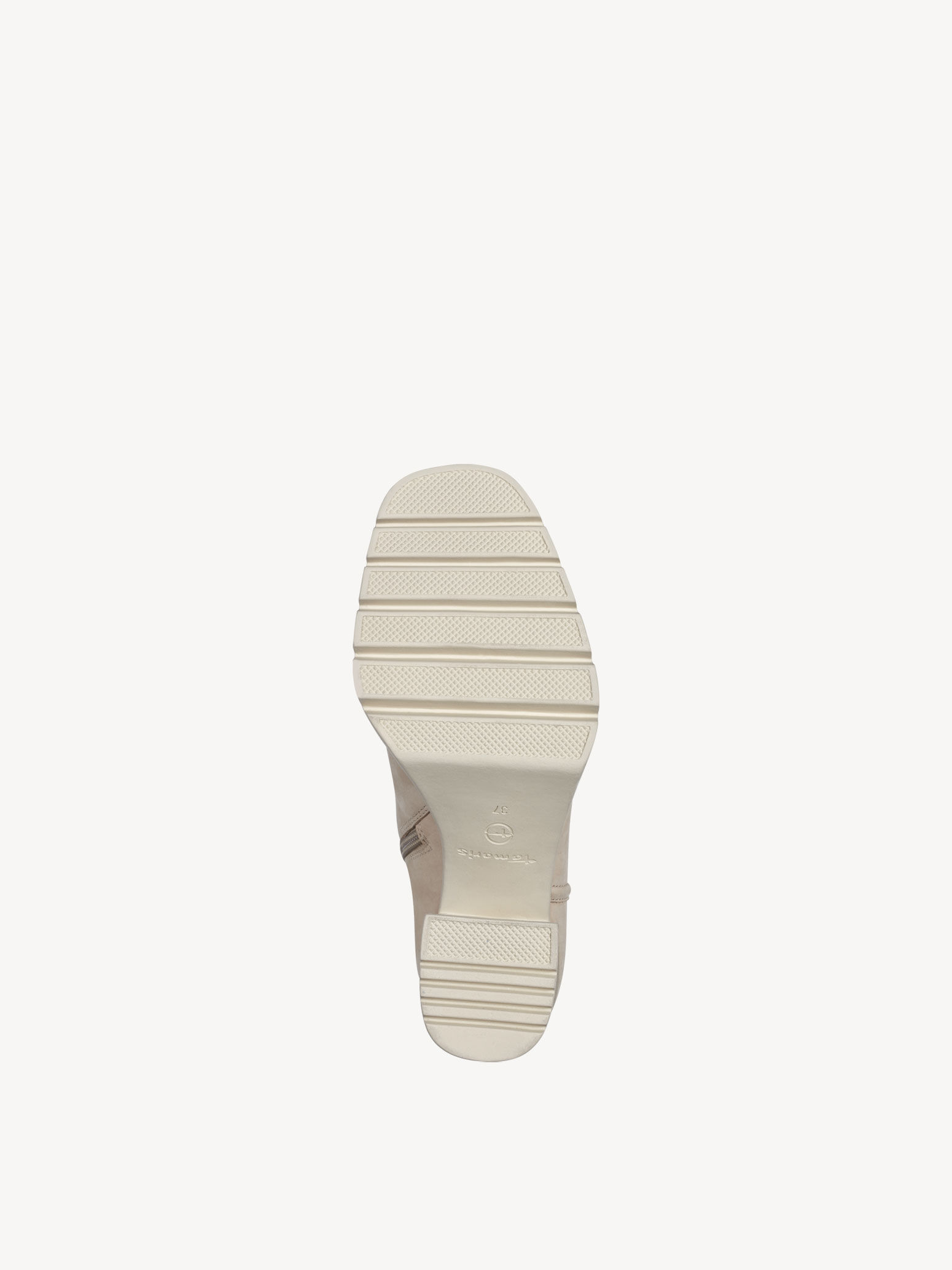 Bottine en cuir - beige