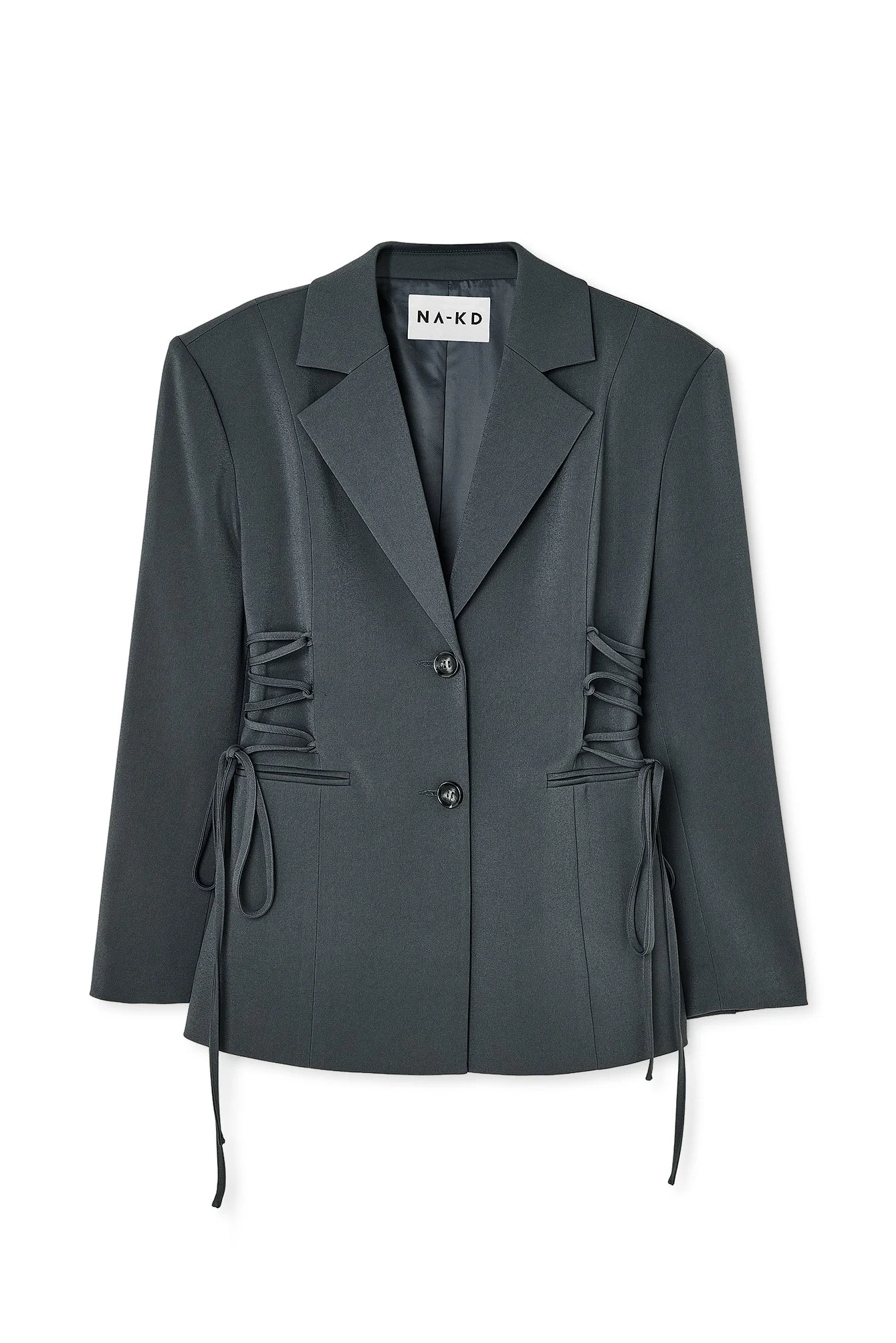 Blazer mit Schnürdetails