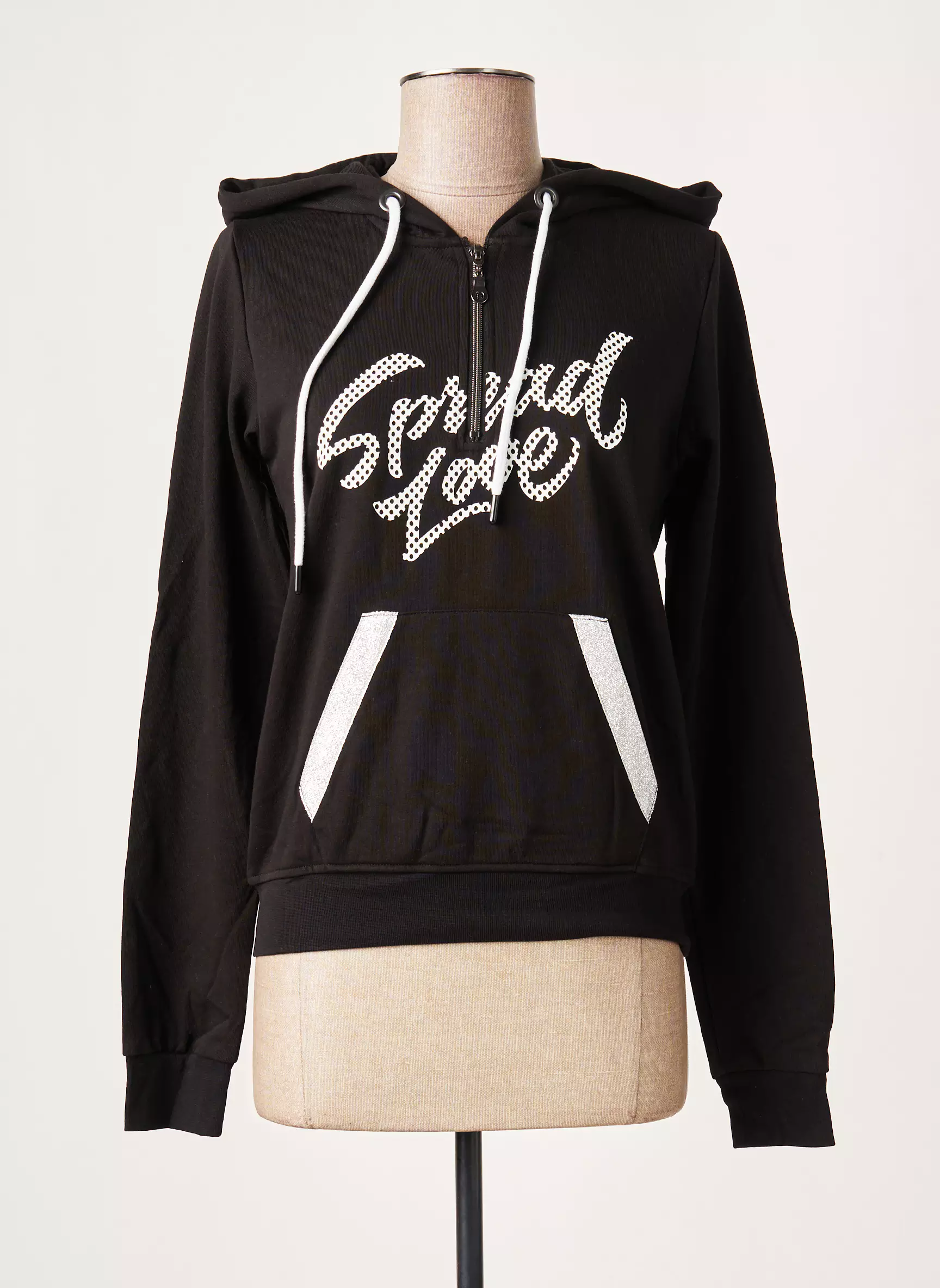 Ltb Sweat Capuche Femme couleur noir