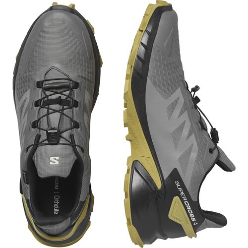 HERREN TRAILRUNNINGSCHUHE SHOES SUPERCROSS 4 GTX PEWTER/BLACK/CRGR