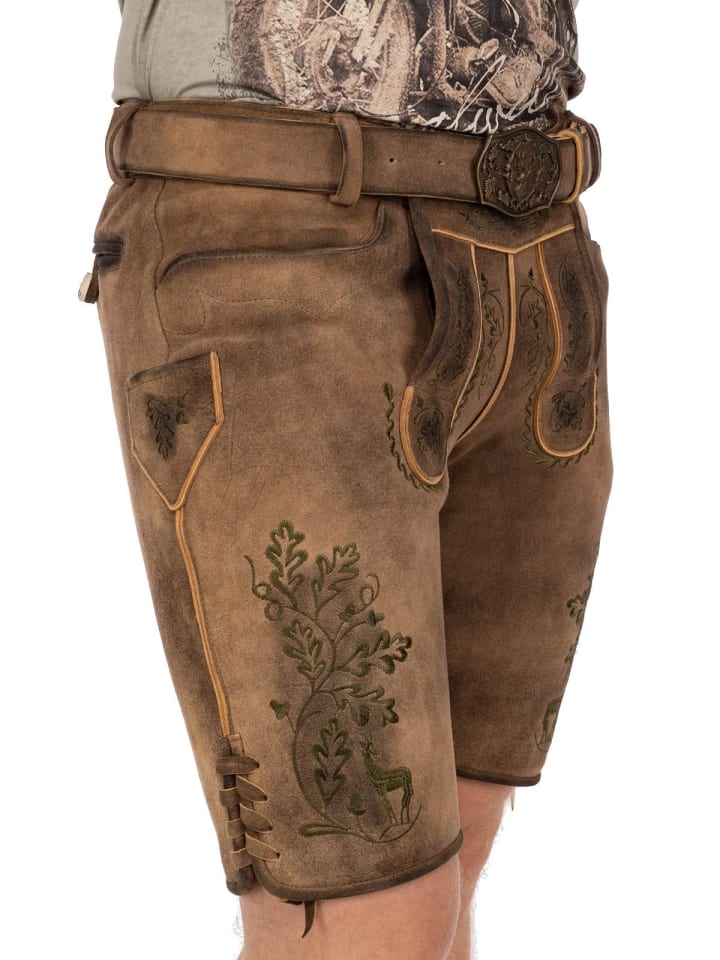 MADDOX Lederhose ALLNERSEE in braun günstig kaufen