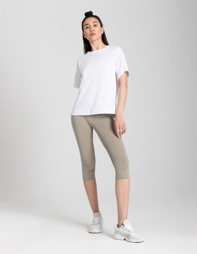 Capri Leggings - Elastischer Bund