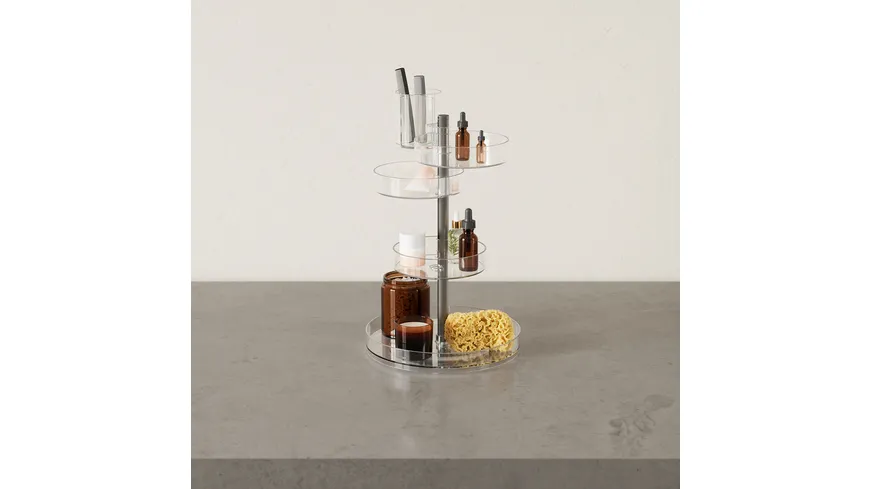 umbra Kosmetik Organizer Pirouette transparent/nickel
