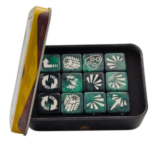Necromunda - Vehicle Dice Set - Green (12)
