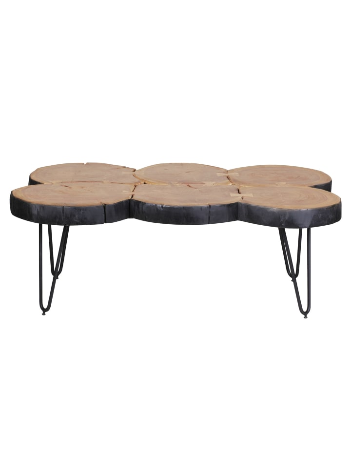 KADIMA DESIGN Couchtisch BAGLI Massiv-Holz 115 cm breit Wohnzimmer-Tisch günstig kaufen onesize