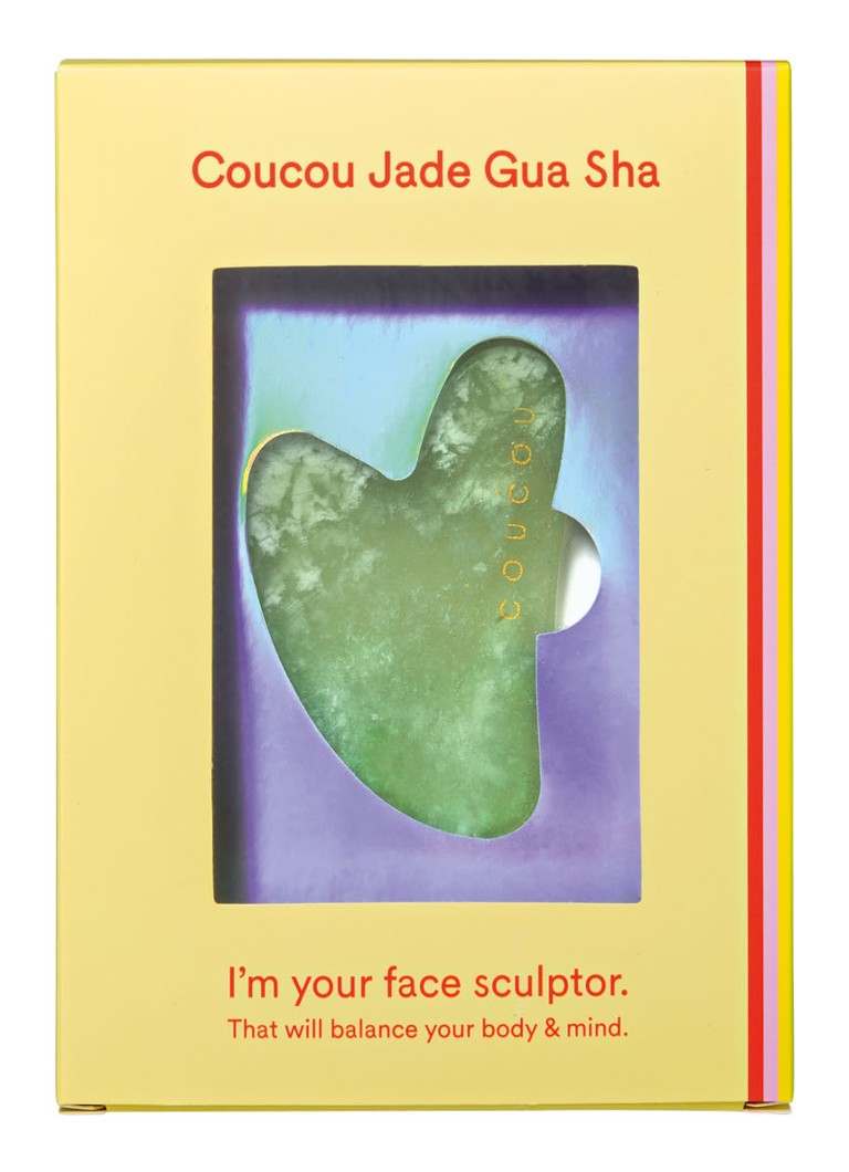 Zestaw do pielęgnacji twarzy Coucou Club Jade Gua Sha