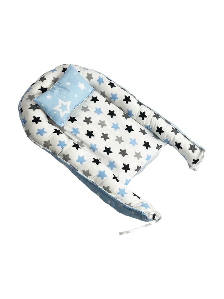 just2little Babynest mit Kissen in Blau günstig kaufen onesize
