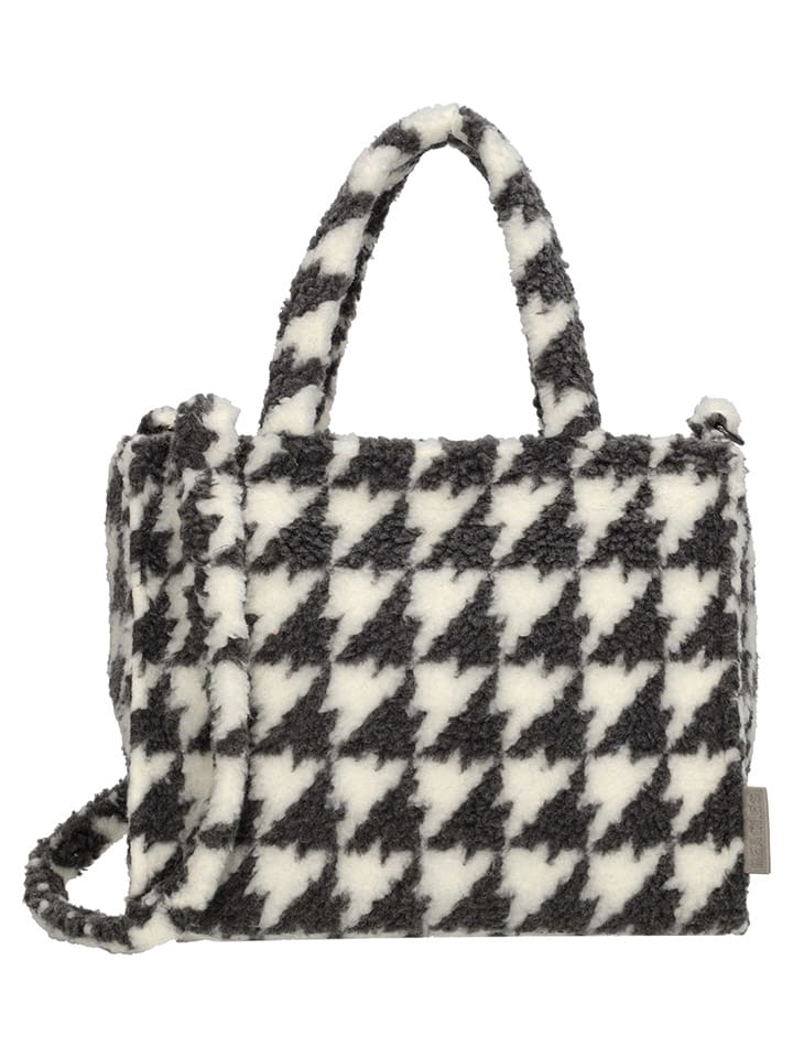 Beagles Henkeltasche in Weiß/ Schwarz - (B)27 x (H)22 x (T)10 cm günstig kaufen onesize