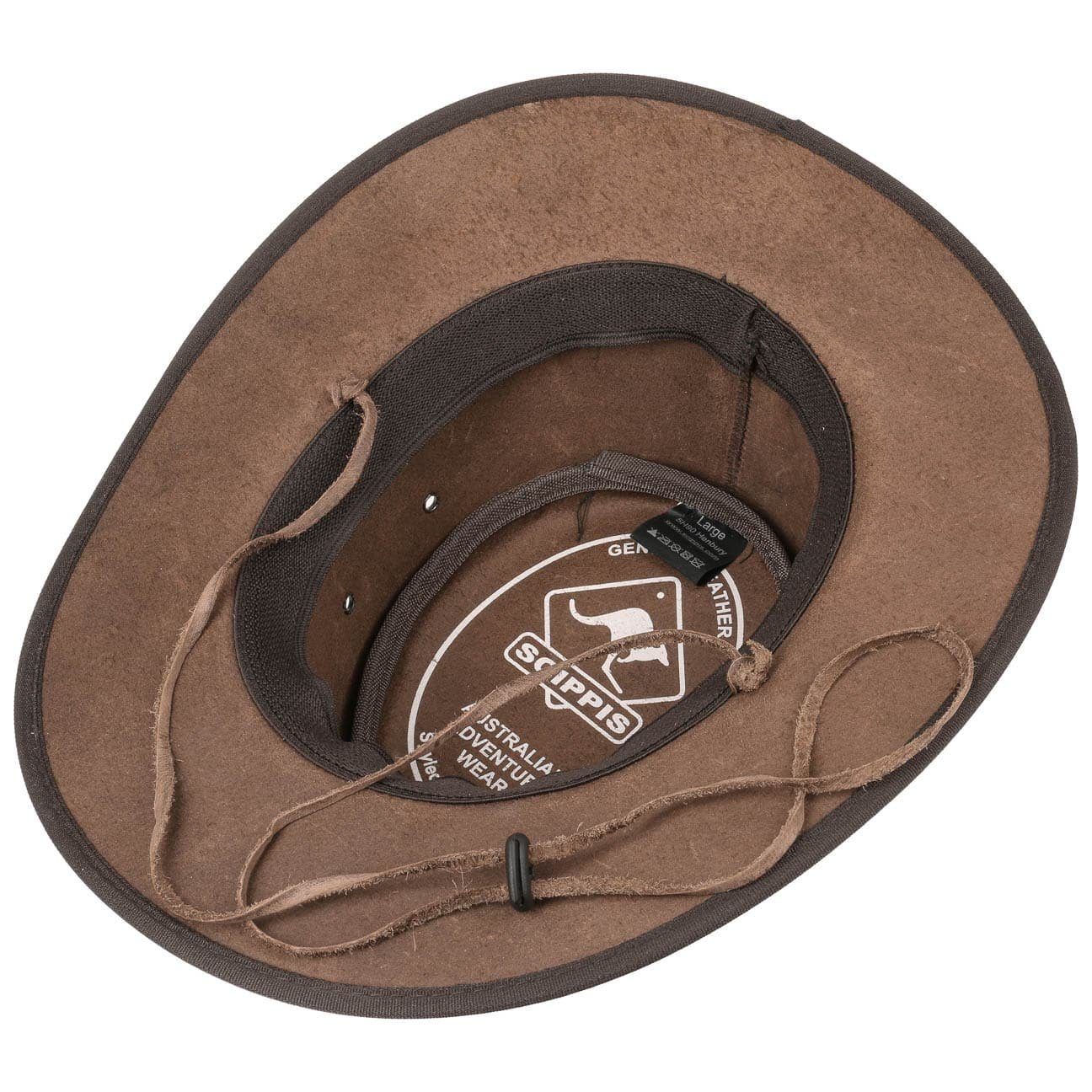 Scippis Outdoorhut (1-St) Lederhut mit Kinnband
