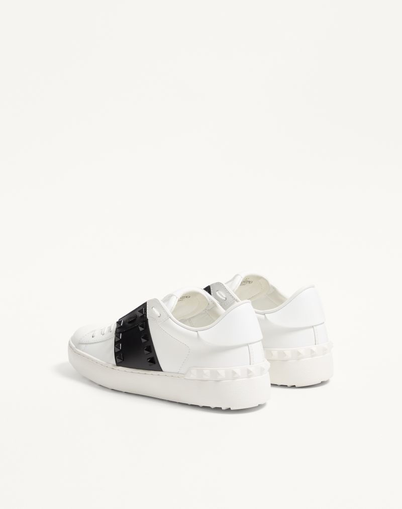 Baskets Rockstud Untitled en cuir de veau avec clous ton sur ton