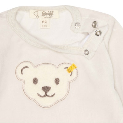 Strampler langarm GOTS, beige