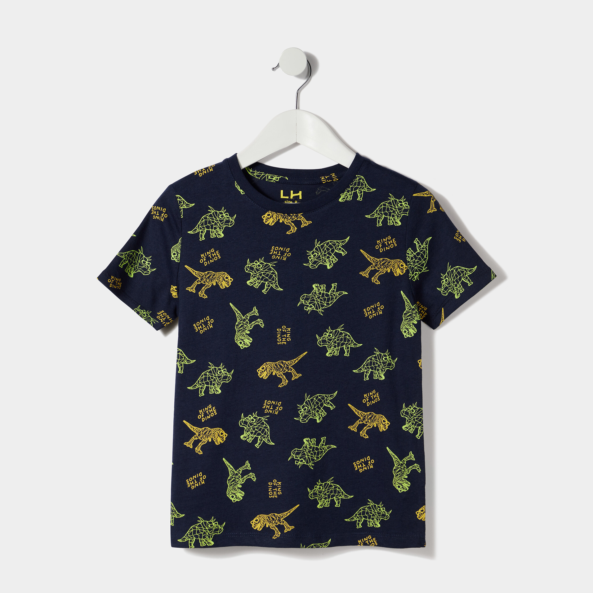T-shirt manches courtes bleu marine garçon | La Halle