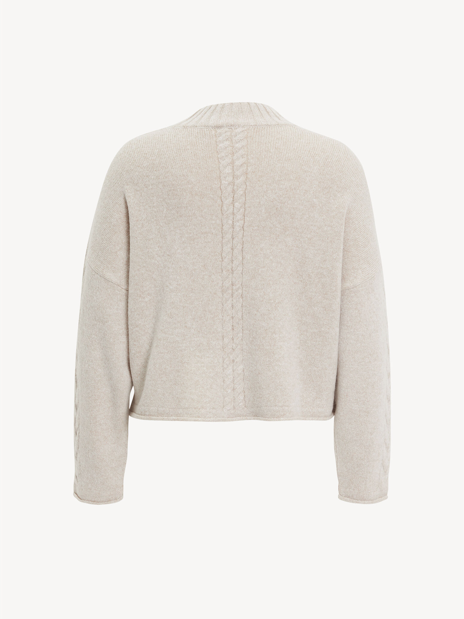 Oversized Sweatshirt - beige