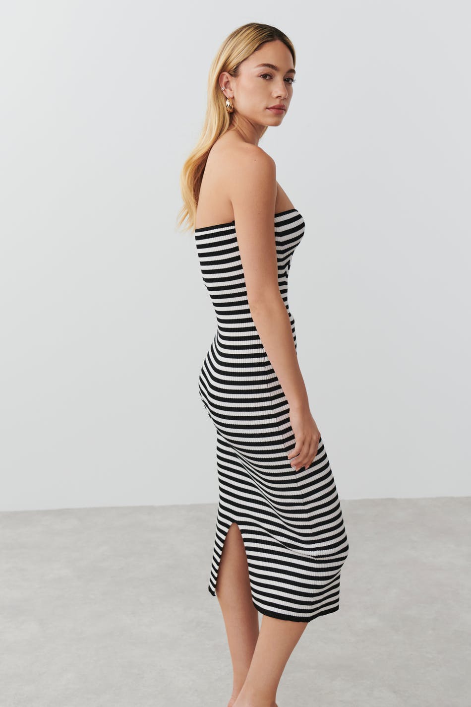 Knitted tube dress