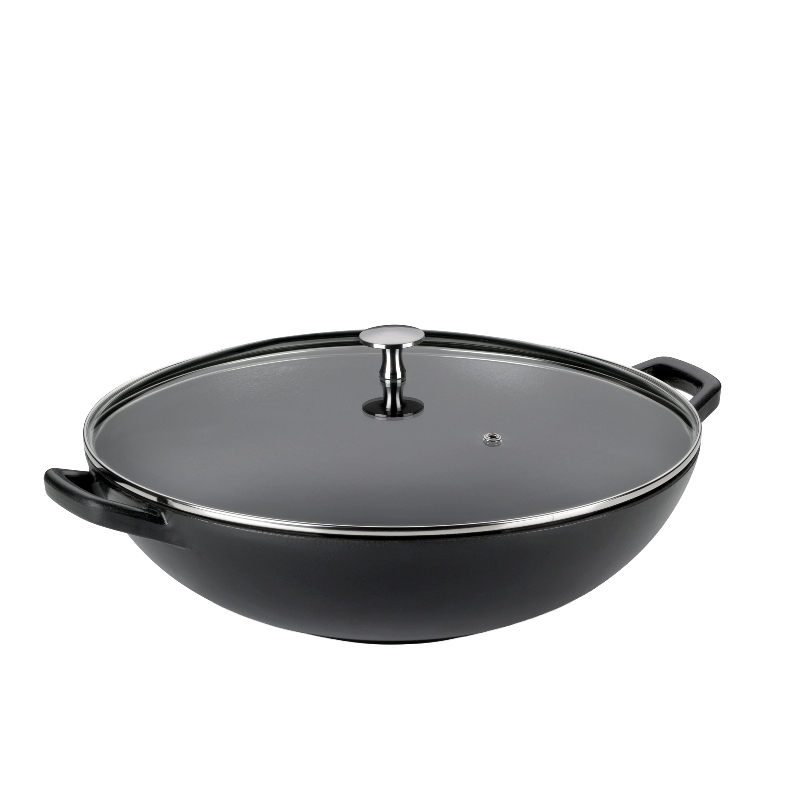 kela Gusseisen Wok Calido Schwarz Ø 36 cm