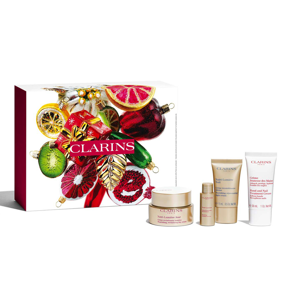 Clarins Coffret Noël Nutri Lumière Soin visage anti-âge, anti-rides dès 60 ans Coffret