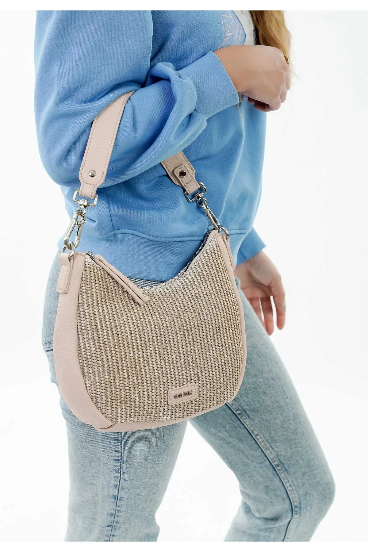 SURI FREY  Handtasche - Rosa - Strukturiert