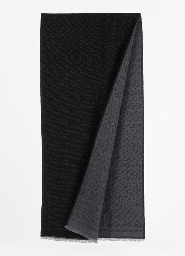 HUGO BOSS Hinse scarf with logo print 180 x 40 cm