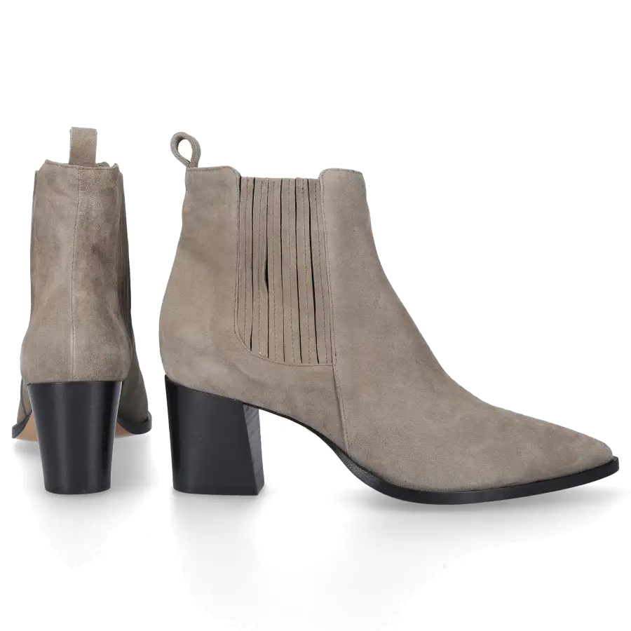 Pomme D`OR - Chelsea Boots 5307D Veloursleder - grau